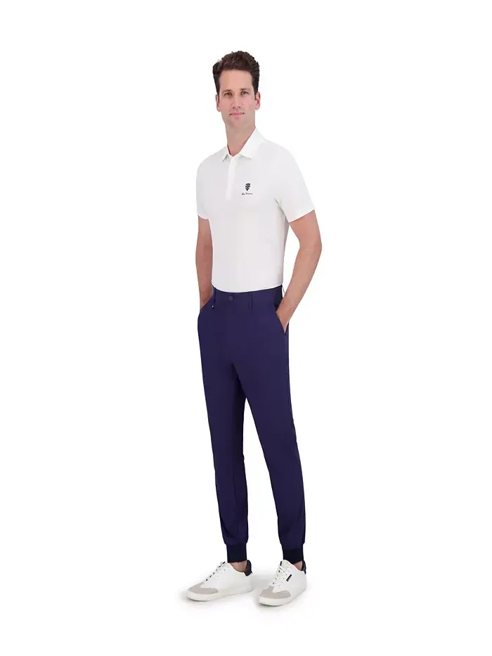 Мужские спортивные брюки Tech Jogger с 4-сторонним растяжением Ben Sherman — изображение 4 из 4, темно-синий