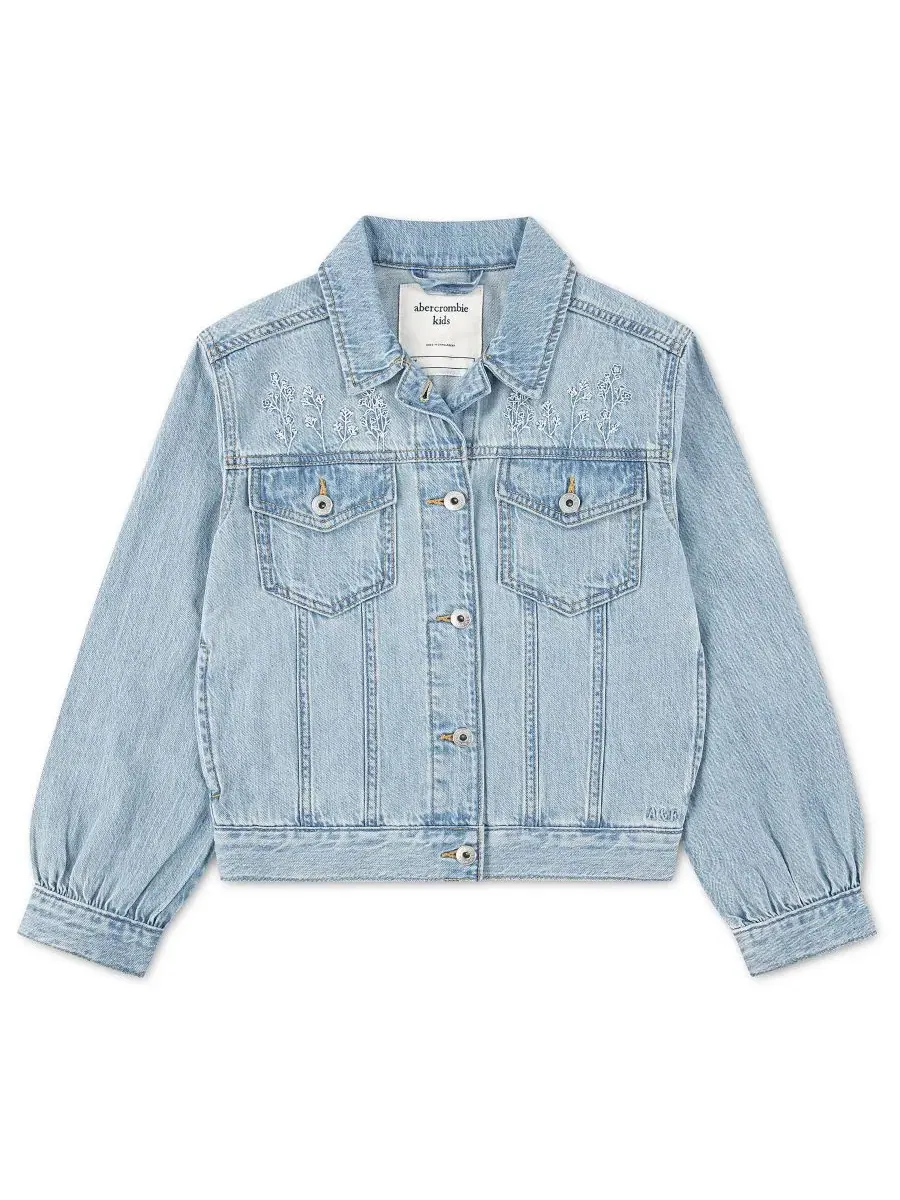 Детская куртка Добби большого размера для девочек 2T-5T Abercrombie Kids