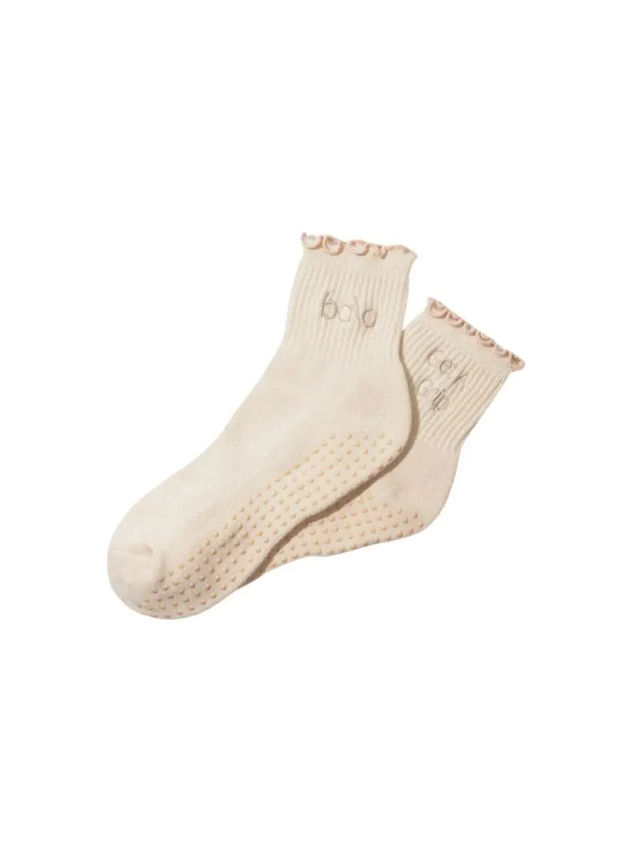 Носки с рюшами Frilly Socks Bala — бежевый