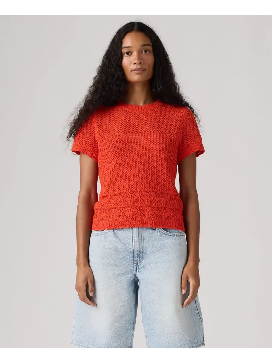 Женский вязаный свитер Isabelle с короткими рукавами Levi'S