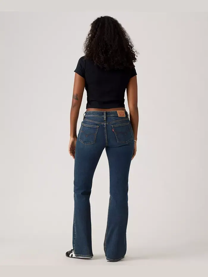 Женские джинсы Superlow Low-Rise Bootcut Levi'S — изображение 2 из 4, синий