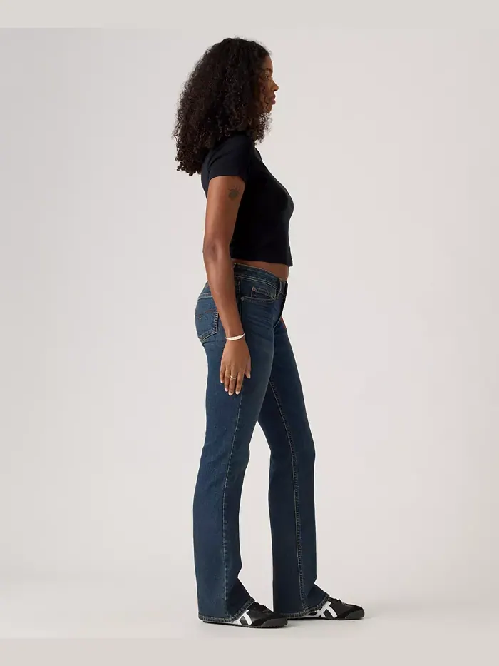 Женские джинсы Superlow Low-Rise Bootcut Levi'S — изображение 3 из 4, синий