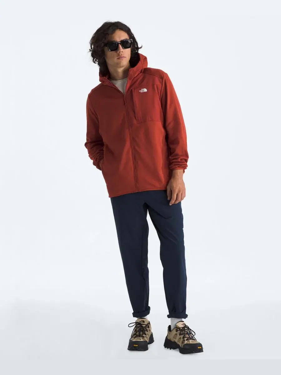 Мужская флисовая куртка-худи на молнии The North Face — изображение 2 из 5, железисто-глиняный