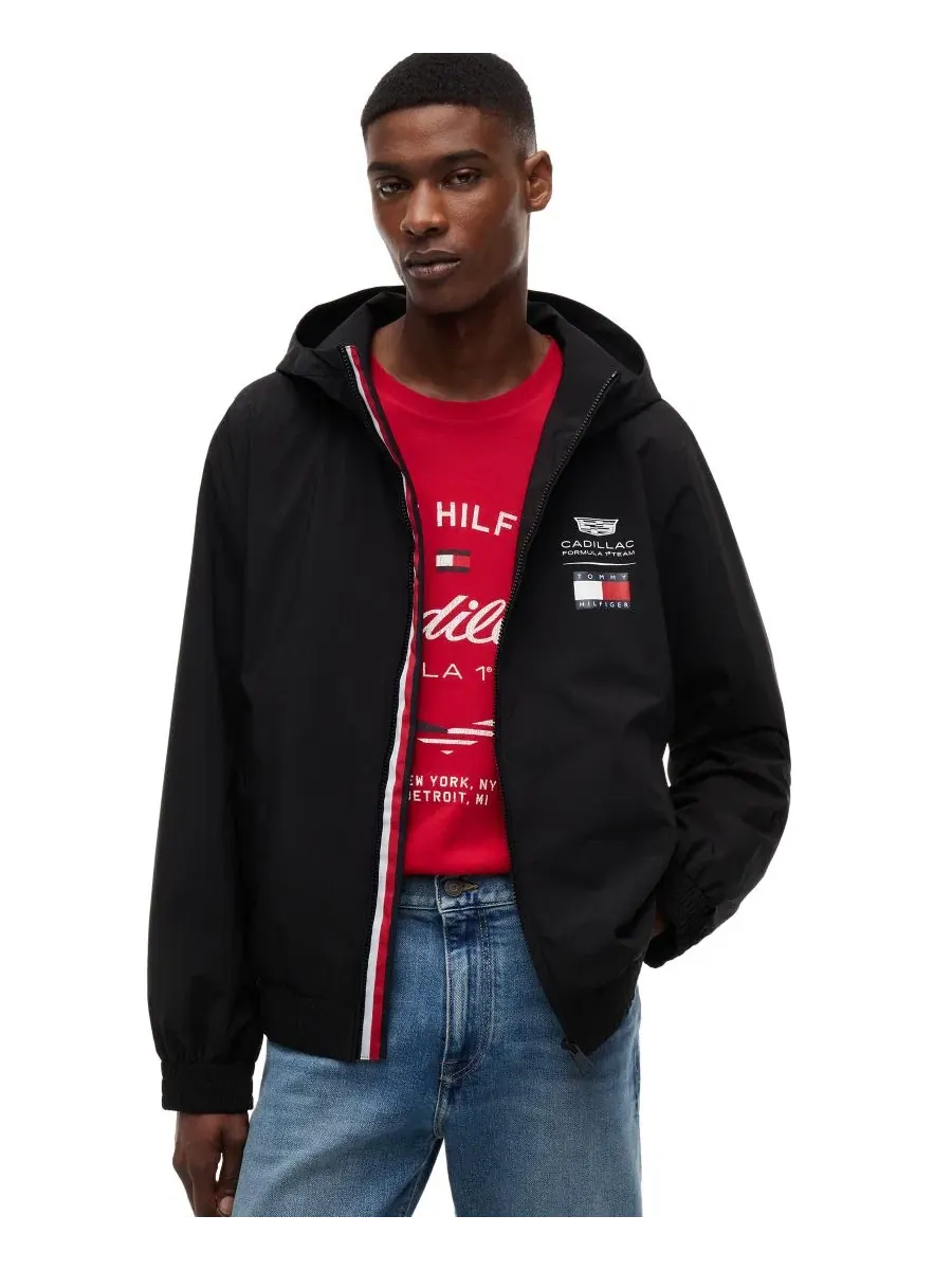 Мужская ветровка с капюшоном Cadillac F1 Script Tommy Hilfiger