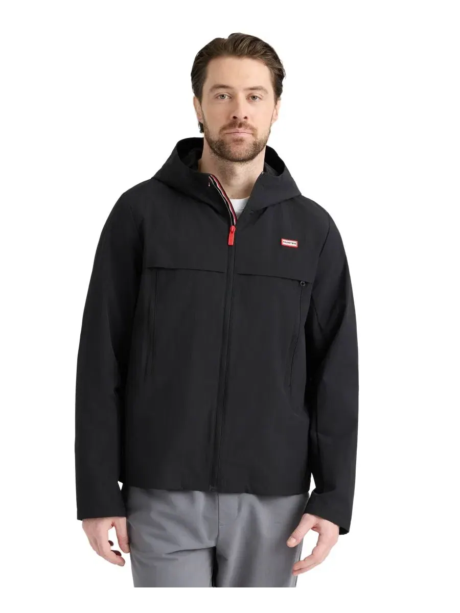 Мужская куртка Miles Seam Sealed Shell с капюшоном Hunter — изображение 1 из 5, черный