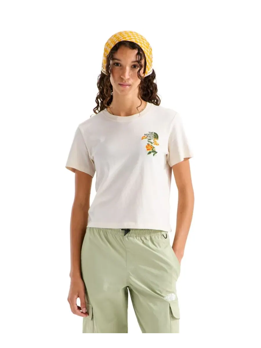 Женская футболка с коротким рукавом и графическим принтом Flora Embro Regular The North Face