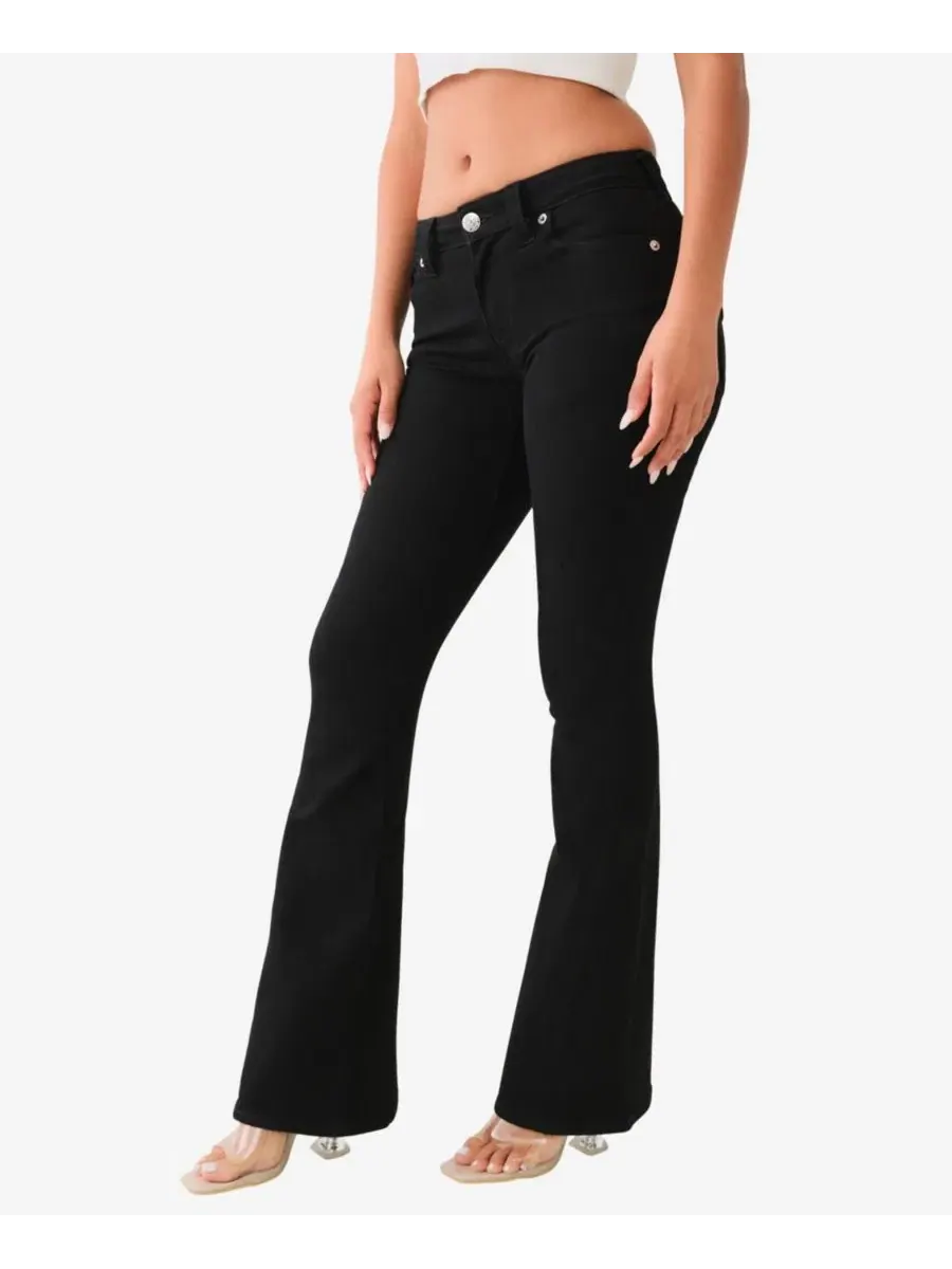 Джинсы клеш с высокой посадкой Joey Flap Flare True Religion — изображение 3 из 3, черный