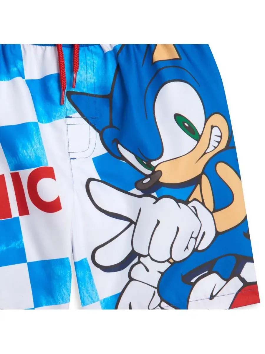 Плавки с принтом Sonic the Hedgehog — изображение 2 из 3, синий