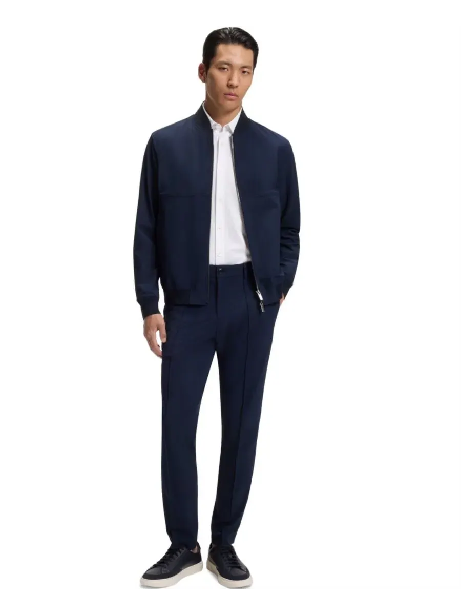 Сорочка с длинным рукавом Structured Performance-Stretch Slim-Fit Hugo Boss — изображение 4 из 5, белый