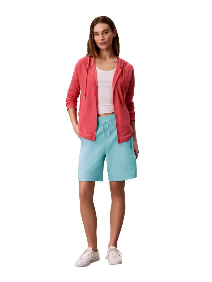 Женские шорты Fleece Mid-Rise Calvin Klein Performance — изображение 2 из 6, синий