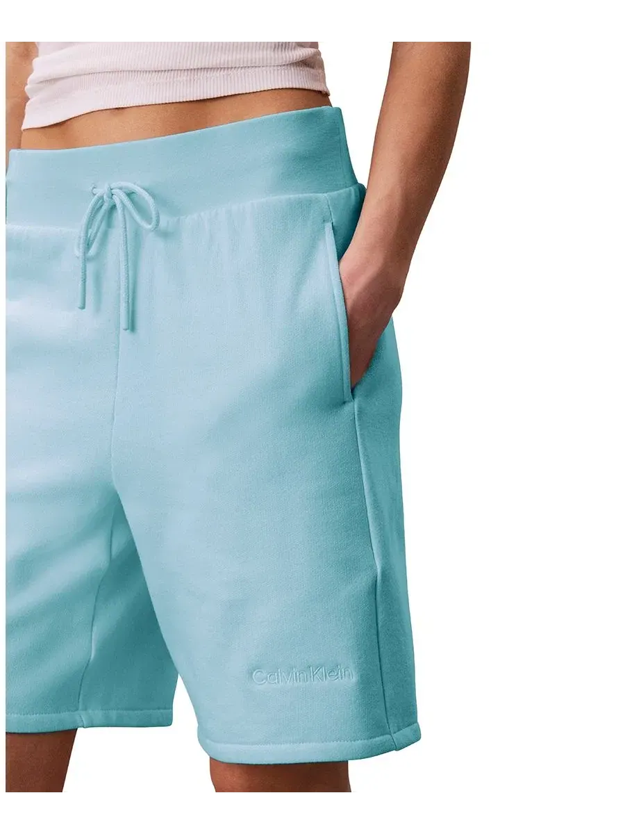 Женские шорты Fleece Mid-Rise Calvin Klein Performance — изображение 4 из 6, синий