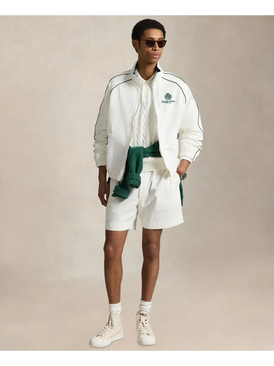 Мужская куртка с длинным рукавом Oakfort Faille Polo Ralph Lauren — изображение 2 из 5, белый