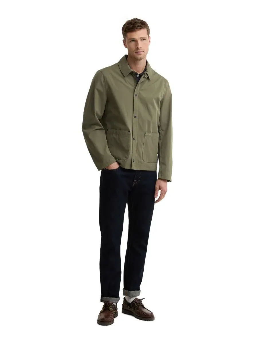 Мужская куртка Bayfield Regular-Fit Barbour — изображение 2 из 6, оливковый