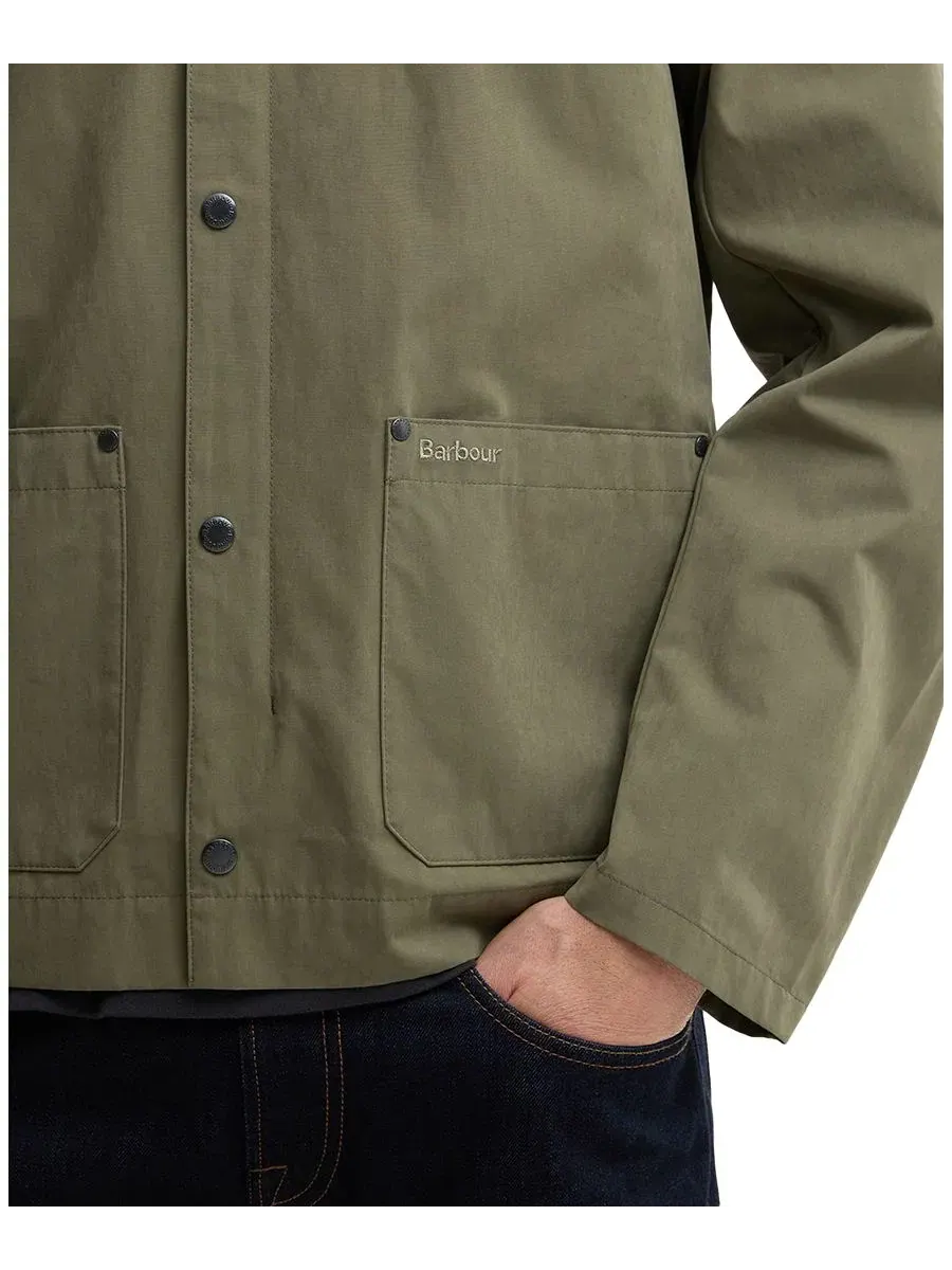 Мужская куртка Bayfield Regular-Fit Barbour — изображение 4 из 6, оливковый
