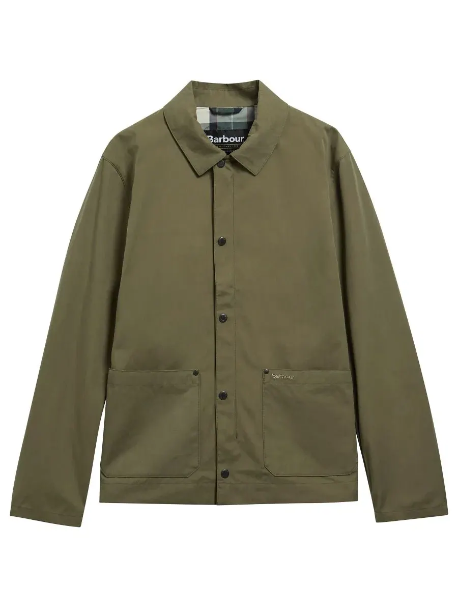 Мужская куртка Bayfield Regular-Fit Barbour — изображение 6 из 6, оливковый
