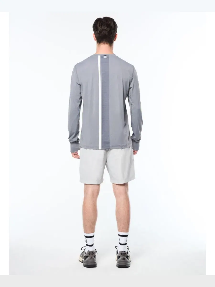 Футболка с длинным рукавом Attivo Damarindo Sergio Tacchini — изображение 4 из 5, серый