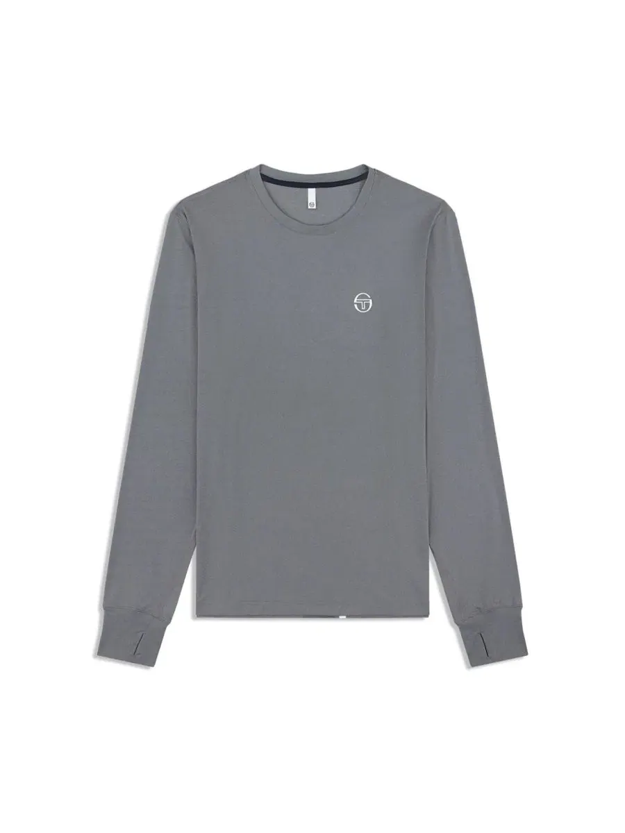 Футболка с длинным рукавом Attivo Damarindo Sergio Tacchini — изображение 5 из 5, серый
