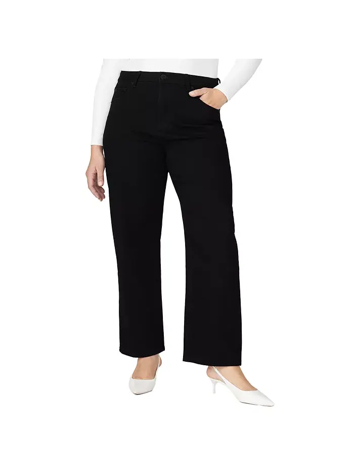 Джинсы прямого покроя Naomi Comfort Stretch размера Plus Size ELOQUII