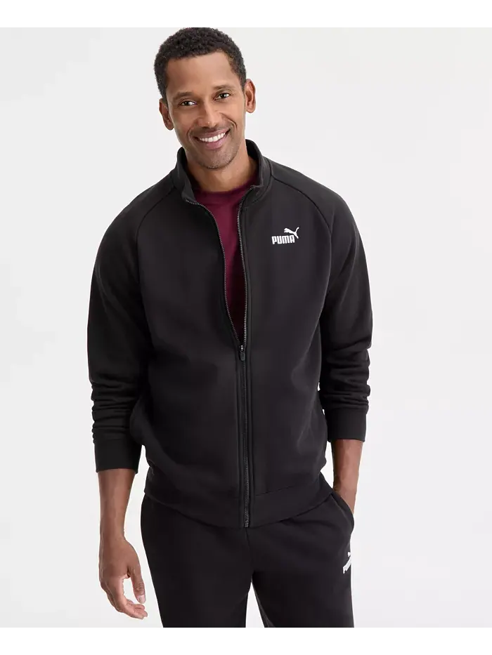 Мужская куртка с застежкой-молнией спереди Puma — изображение 1 из 4, черный