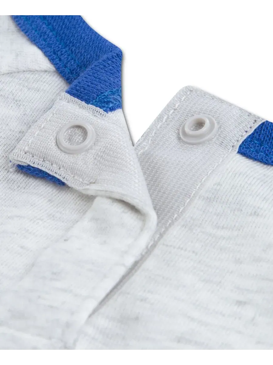 Комплект боди и спортивных брюк с графическим принтом Nike — изображение 3 из 5, серый/синий