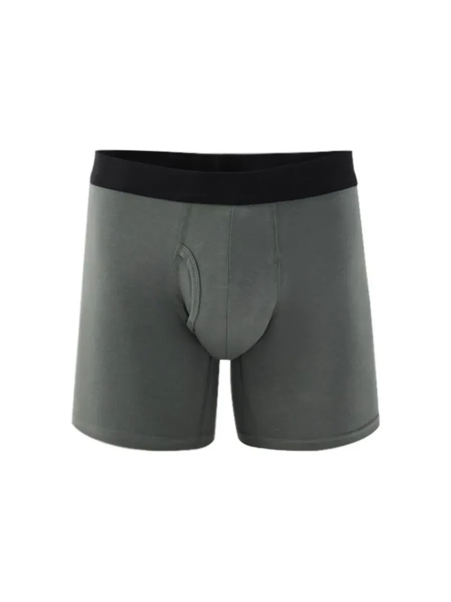 Комплект трусов-боксеров из органического хлопка, 4 шт., Everyday Knit Boxer Pact — изображение 2 из 3, черный
