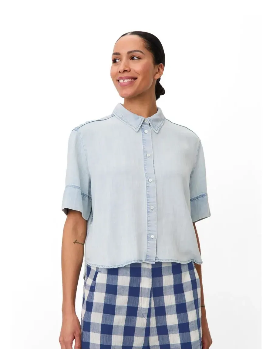 Рубашка с коротким рукавом Mairenova Denim Masai Copenhagen