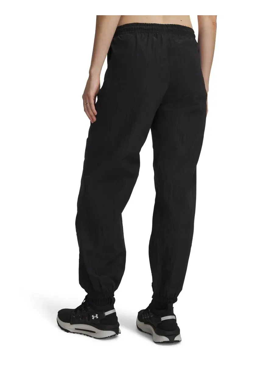 Брюки спортивные с защипами Rival Woven Shirred Under Armour — изображение 3 из 3, черный