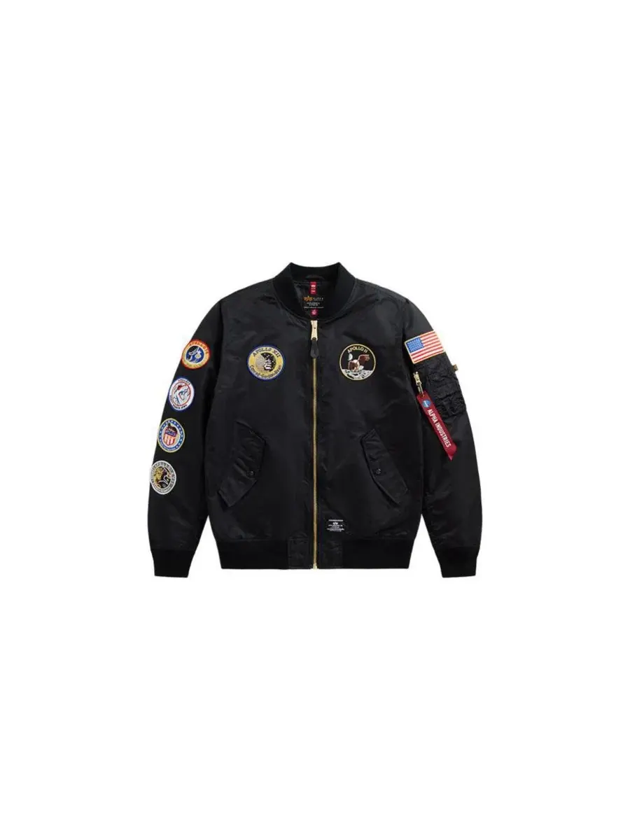 Куртка L-2B Apollo Gen II Flight Jacket Alpha Industries — изображение 2 из 3, черный