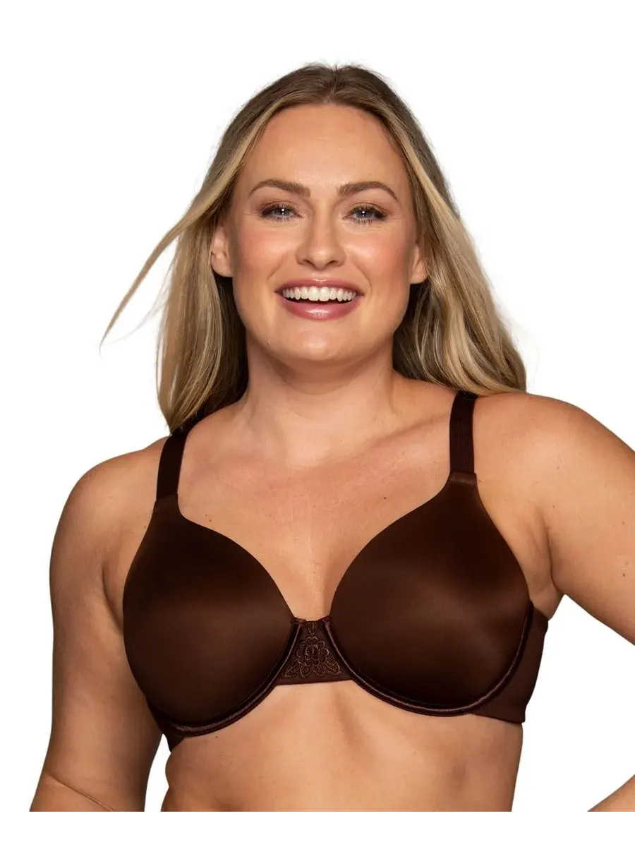 Женский корректирующий бюстгальтер для полных женщин, модель 76380 Vanity Fair Lingerie — коричневый