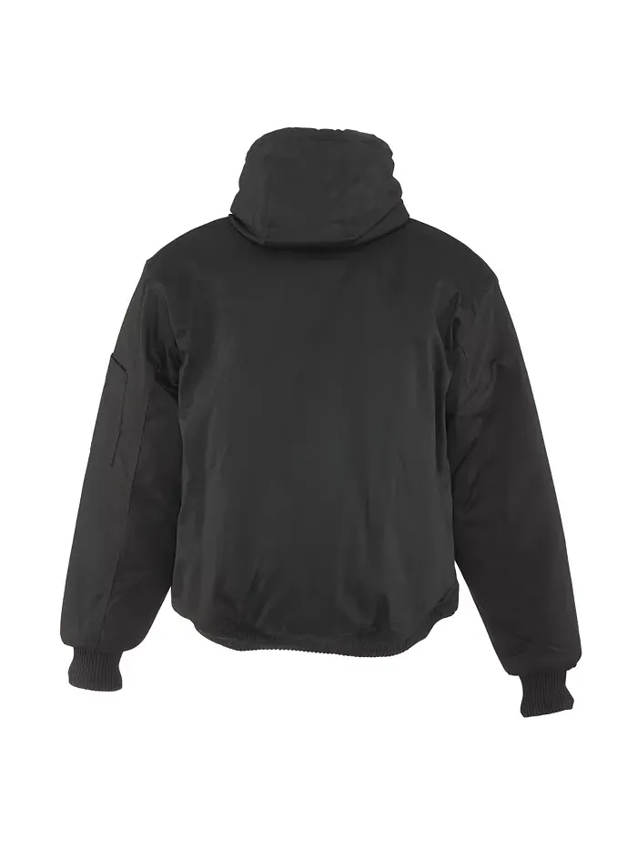Мужская утепленная рабочая куртка ComfortGuard с капюшоном для холодной погоды RefrigiWear — изображение 2 из 5, черный