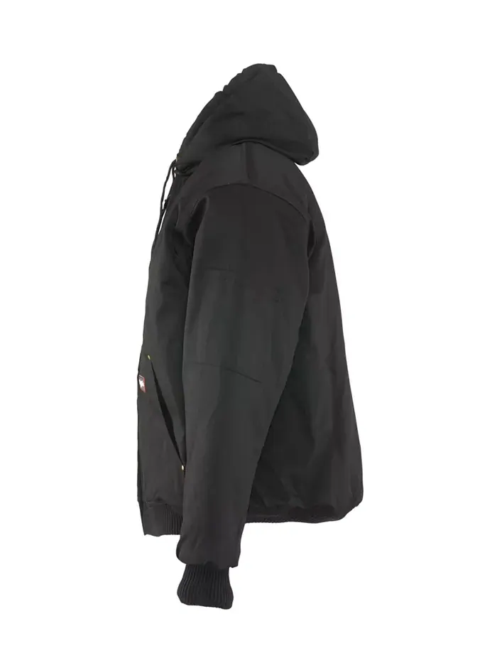 Мужская утепленная рабочая куртка ComfortGuard с капюшоном для холодной погоды RefrigiWear — изображение 4 из 5, черный