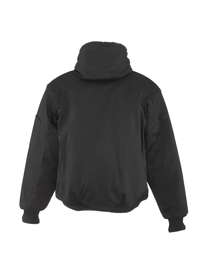 Мужская утепленная рабочая куртка ComfortGuard с капюшоном для холодной погоды RefrigiWear — изображение 5 из 5, черный