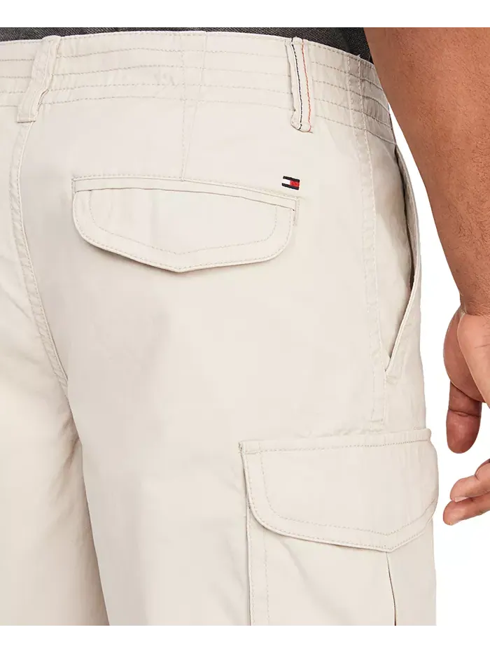 Мужские базовые карго-шорты 10" Tommy Hilfiger — изображение 3 из 3, серый