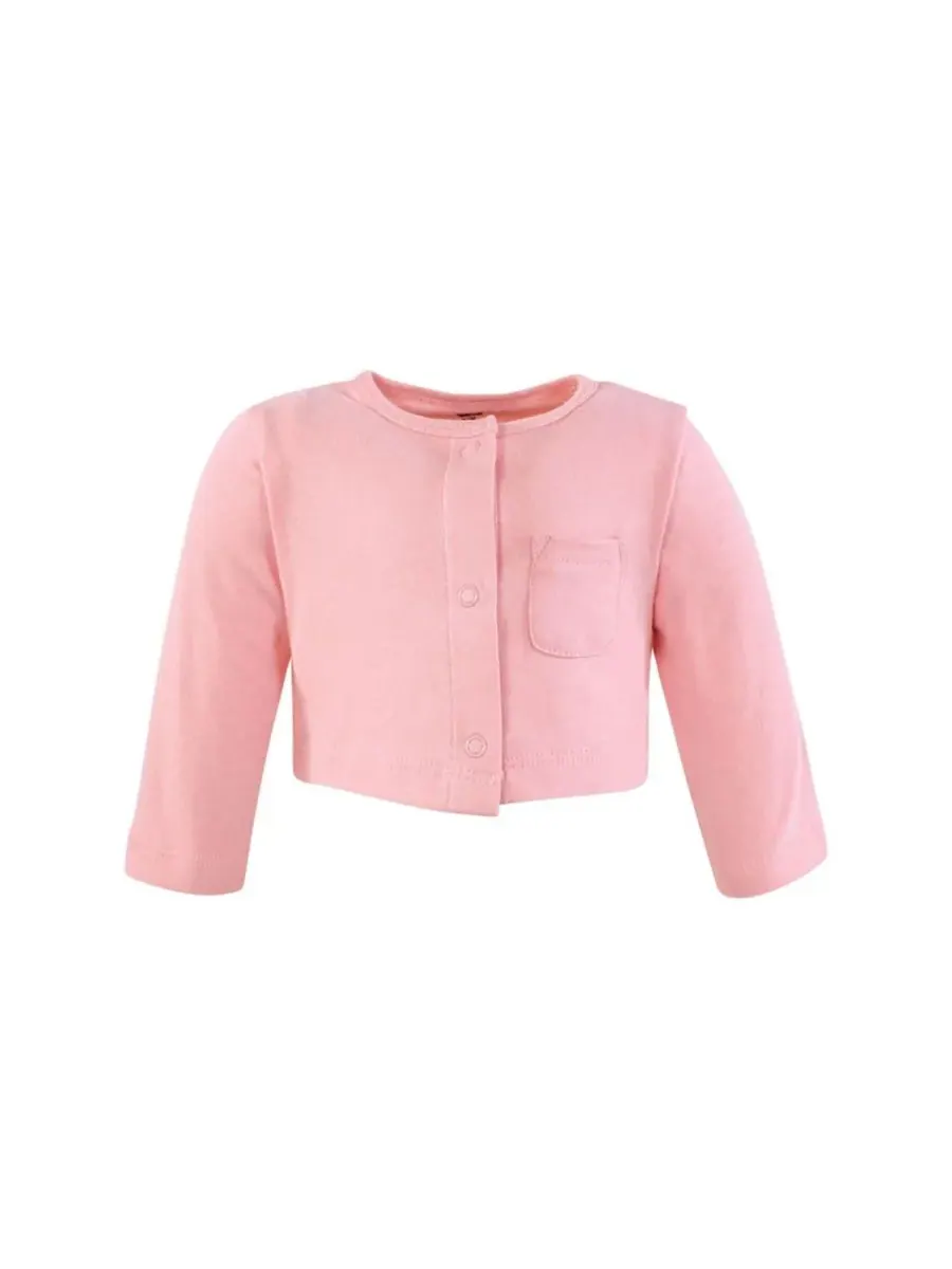 Удобный хлопковый комплект из платья и подходящего кардигана Hudson Baby, Hummingbird Garden — изображение 5 из 5