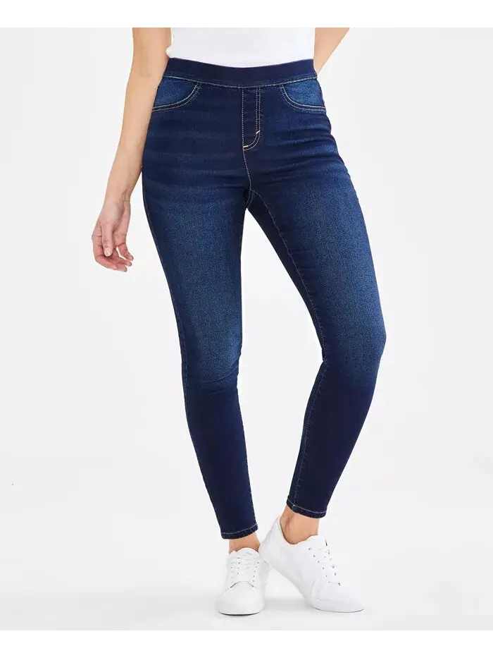 Джеггинсы Petite Mid Rise Push On Style & Co
