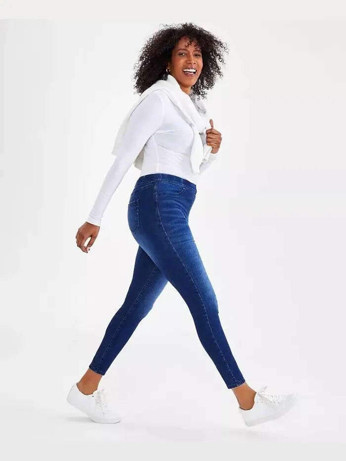 Джеггинсы Petite Mid Rise Push On Style & Co — изображение 3 из 3