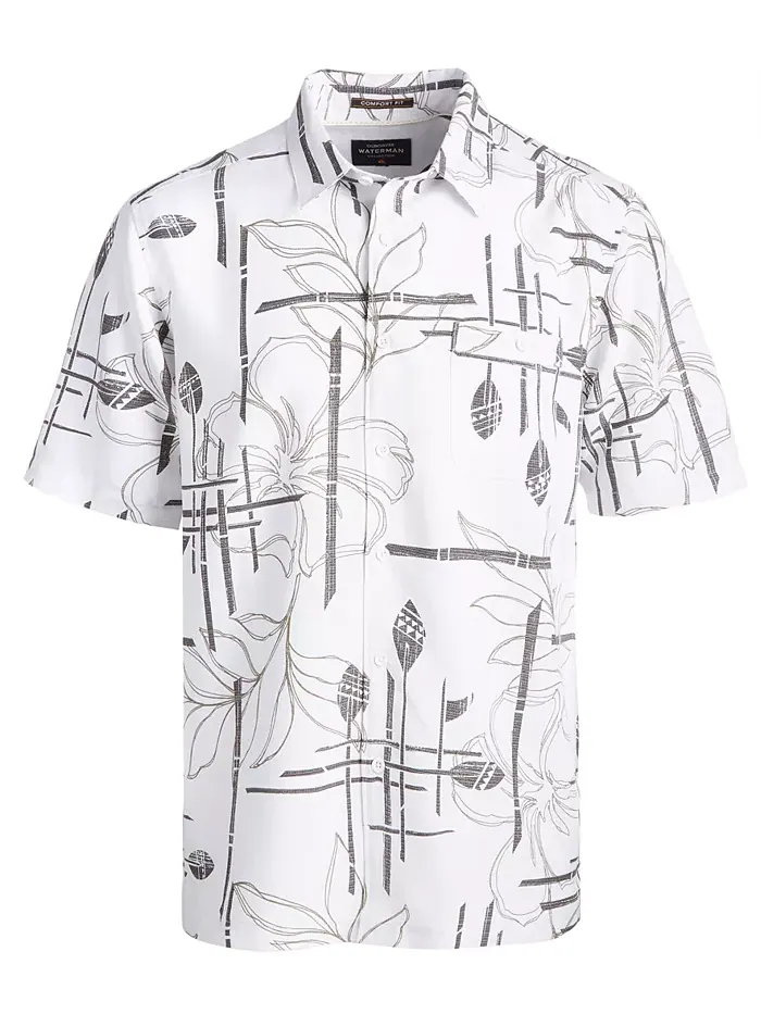 Мужская рубашка Quiksilver Paddle Out с коротким рукавом Quiksilver Waterman