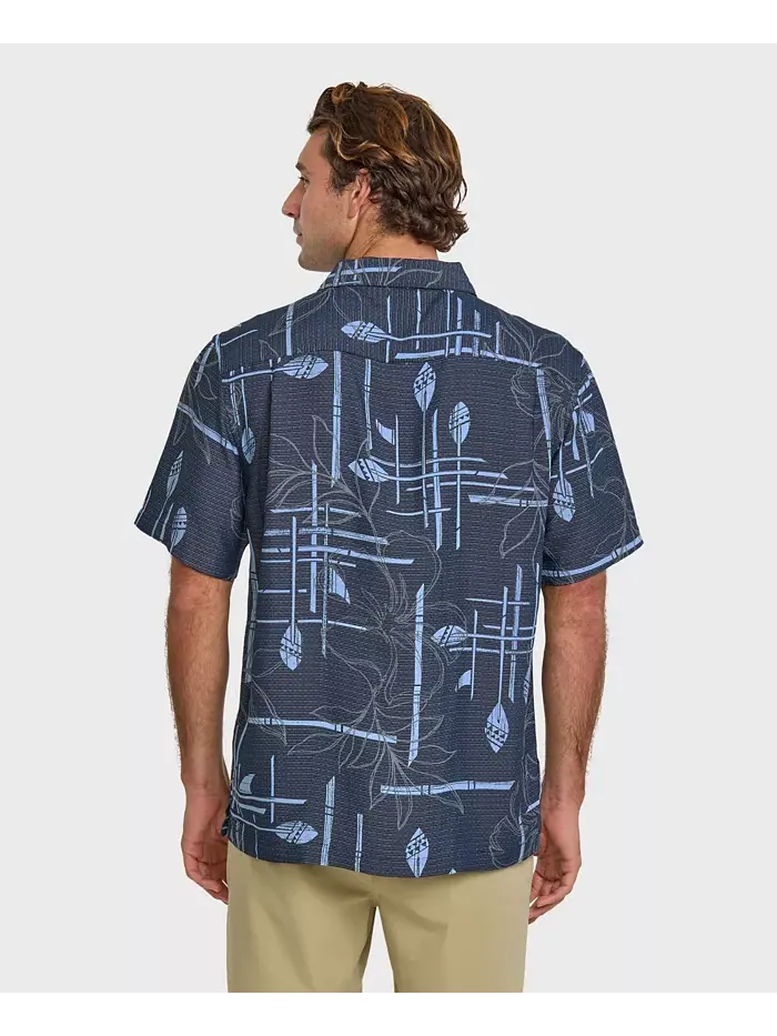 Мужская рубашка Quiksilver Paddle Out с коротким рукавом Quiksilver Waterman — изображение 2 из 5, белый