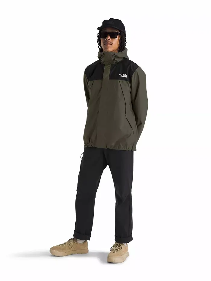 Мужская водонепроницаемая куртка Antora The North Face — изображение 2 из 4, зеленый черный
