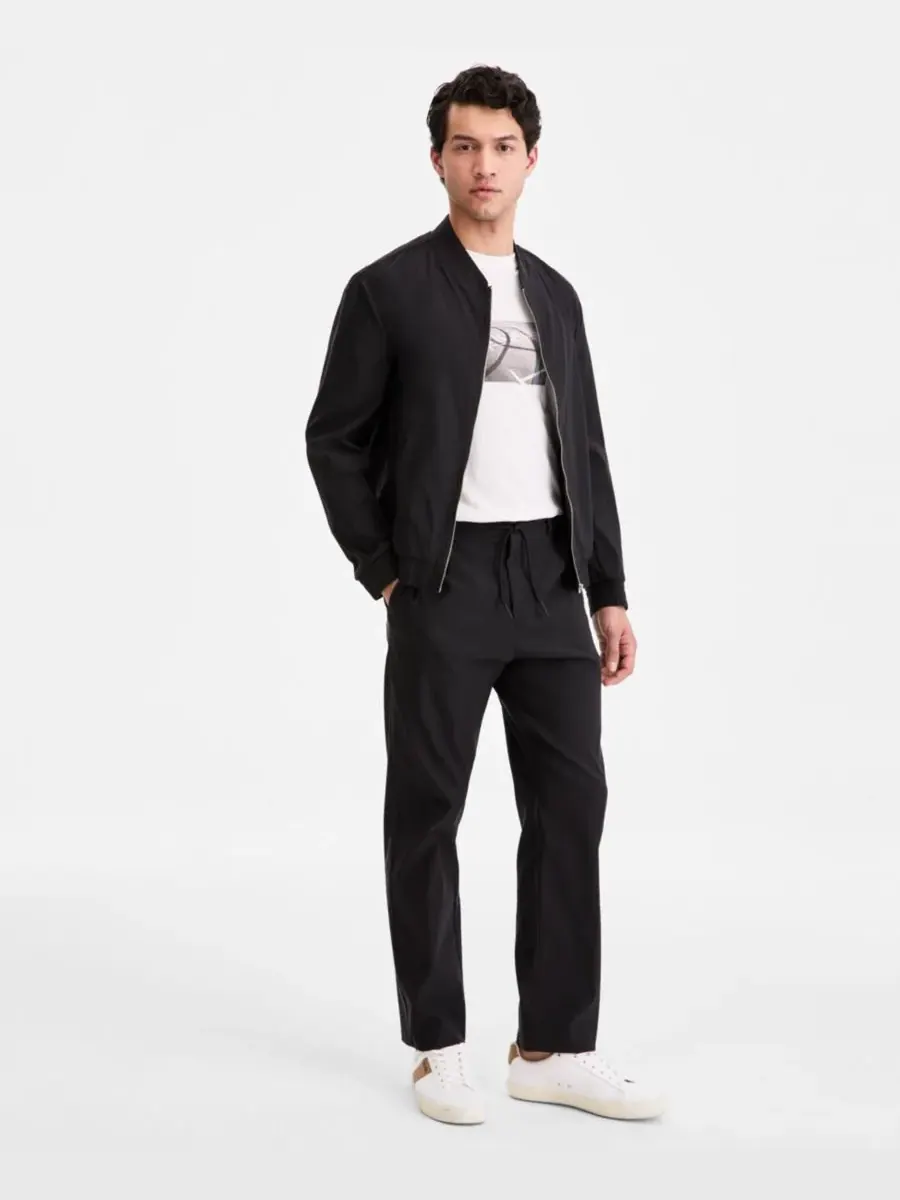 Мужская куртка на молнии Hugo Boss — изображение 4 из 4, черный