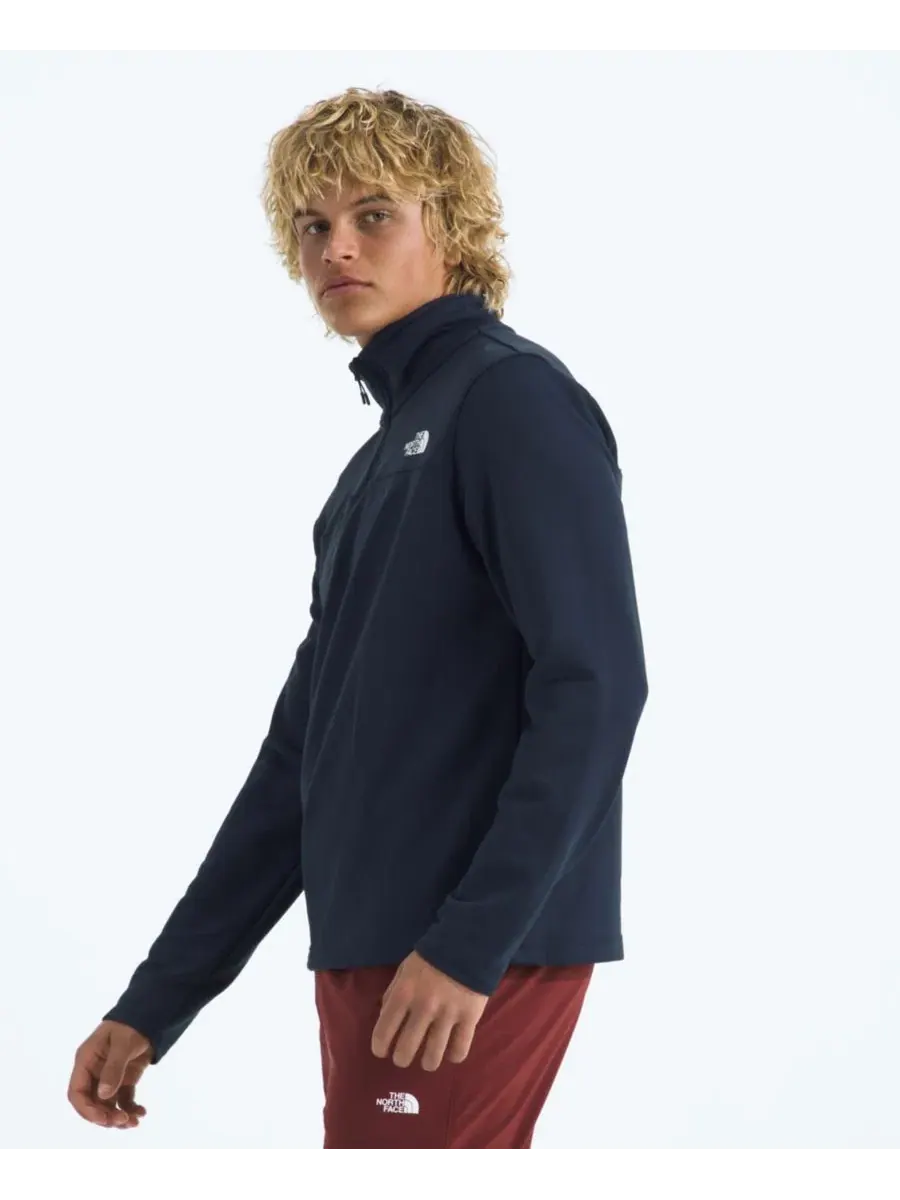 Куртка The North Face Cedar Trail Grid Quarter-Zip — изображение 3 из 4, темно-синий