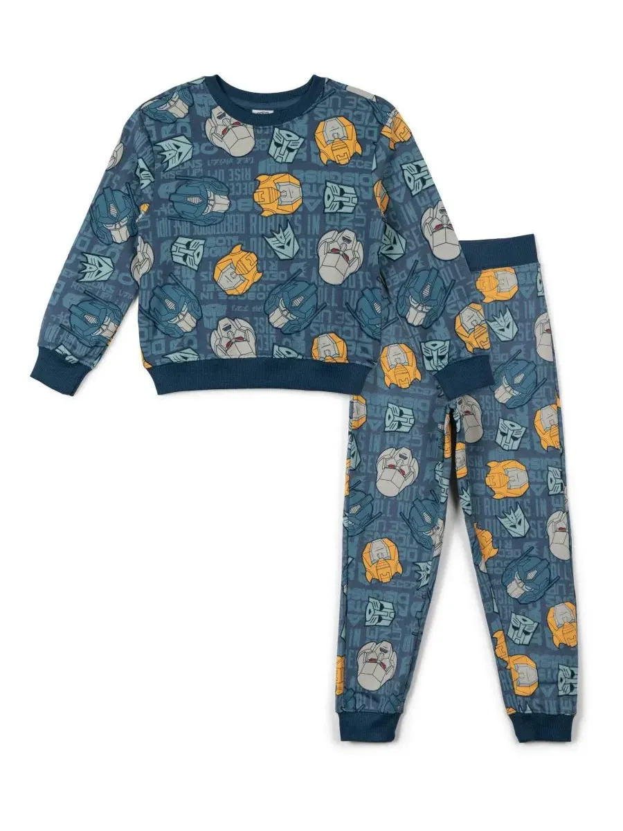 Комплект из свитшота и джоггеров Transformers Fleece 2-Piece Set Transformers Navy — синий