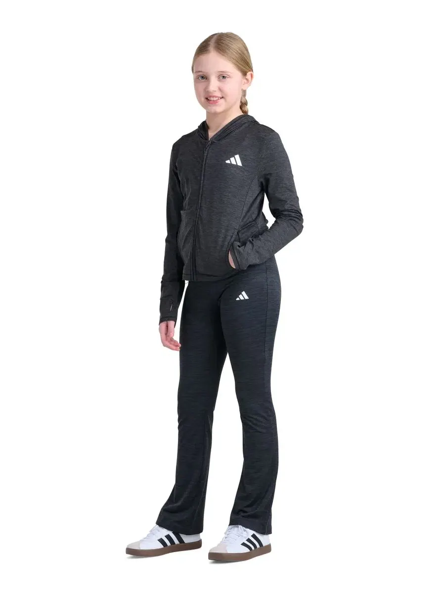 Детская куртка с капюшоном и длинным рукавом adidas — изображение 2 из 4, черный