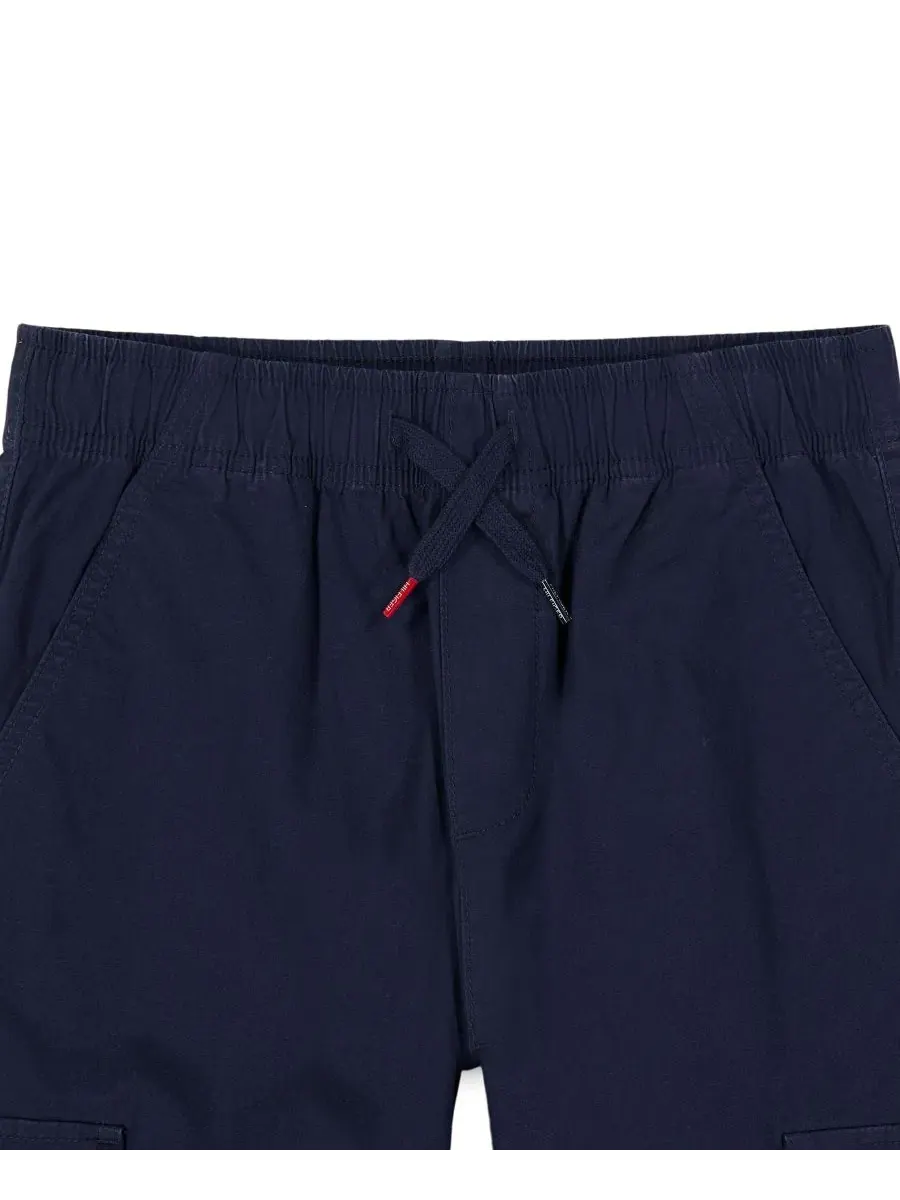 Карго-джоггеры с эластичным поясом и манжетами Tommy Hilfiger — изображение 4 из 4, темно-синий