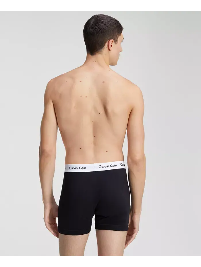 Мужские классические трусы-боксеры из хлопка, 5 штук Calvin Klein — изображение 4 из 7, белый