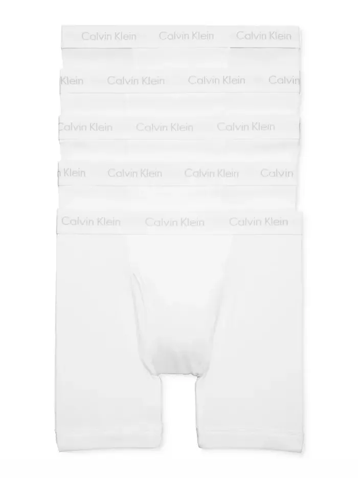 Мужские классические трусы-боксеры из хлопка, 5 штук Calvin Klein