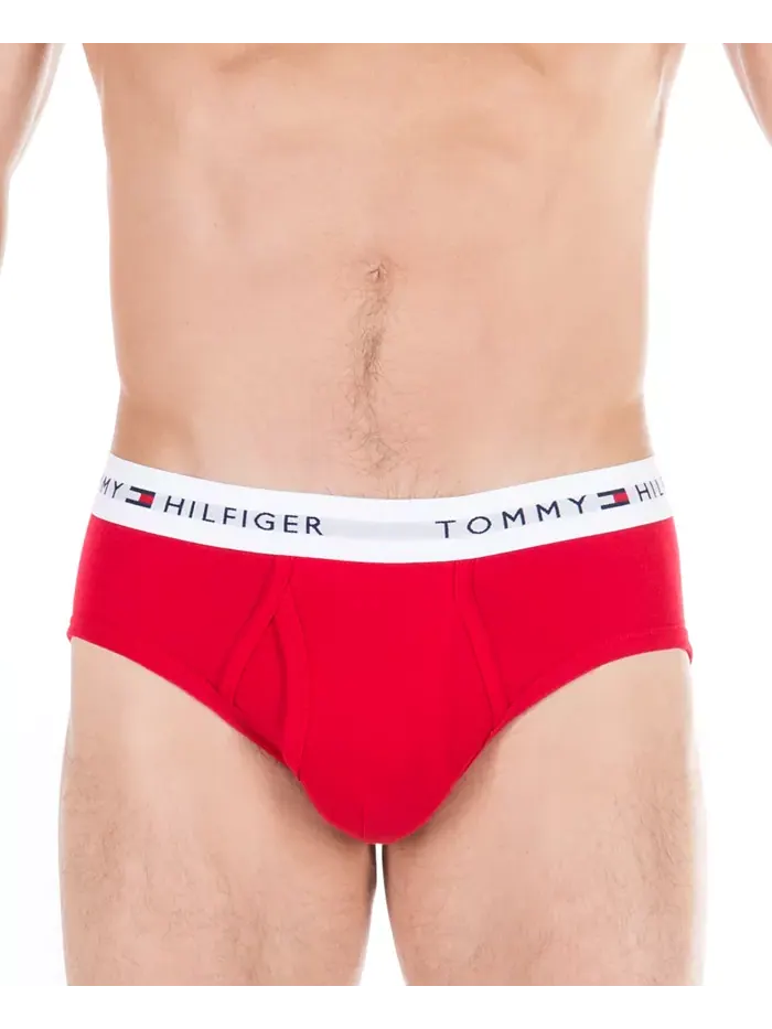 Мужские классические хлопковые трусы с влагоотводящим эффектом, 4 шт Tommy Hilfiger — изображение 2 из 3, махагони