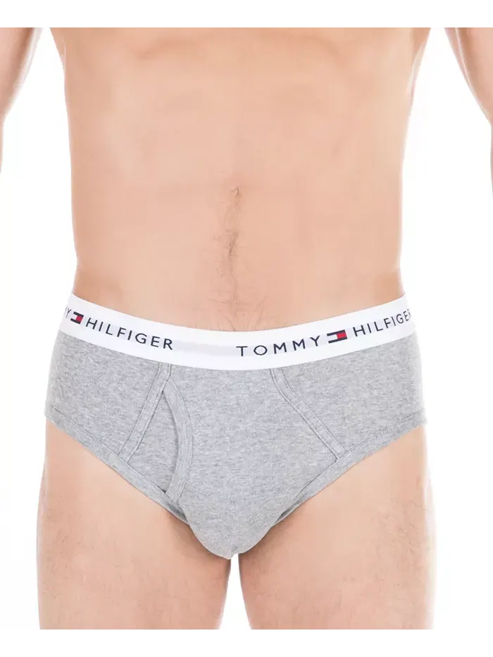 Мужские классические хлопковые трусы с влагоотводящим эффектом, 4 шт Tommy Hilfiger — изображение 2 из 4, мульти