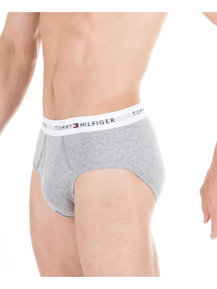 Мужские классические хлопковые трусы с влагоотводящим эффектом, 4 шт Tommy Hilfiger — изображение 4 из 4, мульти