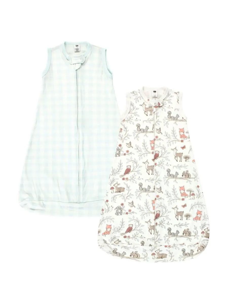 Хлопковая блузка с длинными рукавами - решение для сна Hudson Baby, Girl woodland pals sleeveless